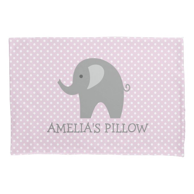 D'oreillers Housse de couette pour chambre de fille éléphant g (devant)