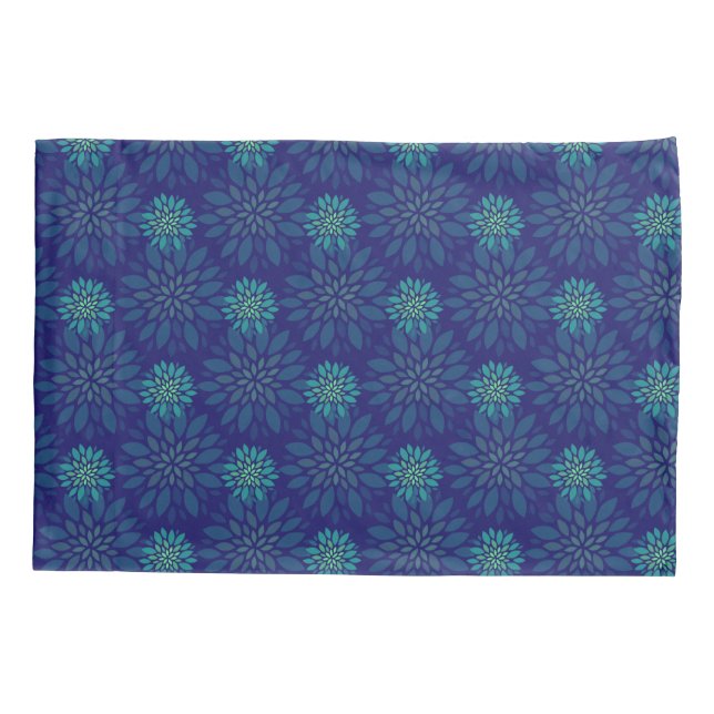 D'oreillers Housse de coussin à motif floral (Dos)