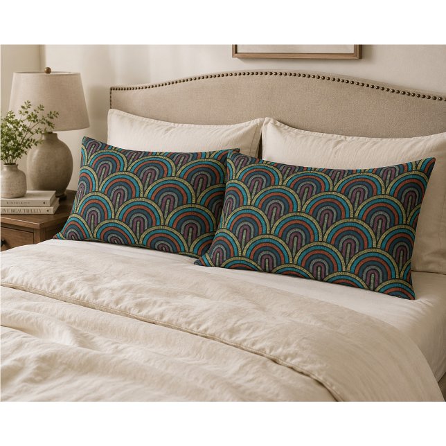 D'oreillers Housse de Coussin Art Déco Rétro Bohème Arc (Créateur téléchargé)