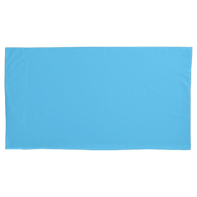 D'oreillers Housse de coussin Baby Blue King Size Paire (devant-gauche)
