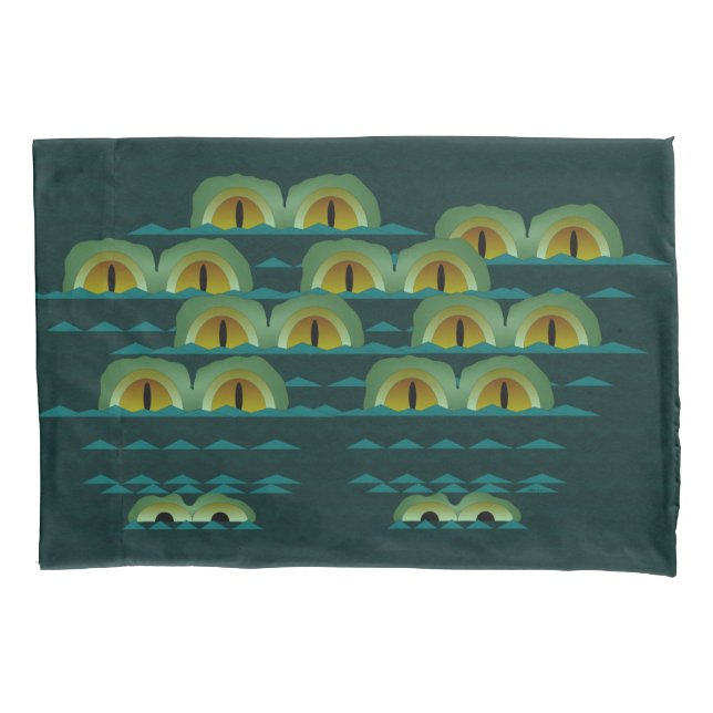 D'oreillers Housse de coussin Big Croc (devant)