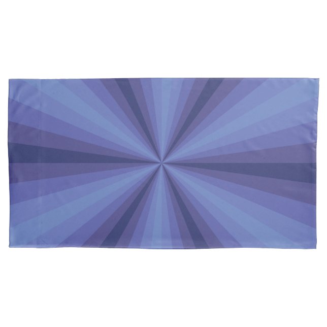D'oreillers Housse de Coussin Bleue Illusion d'Optique (devant)