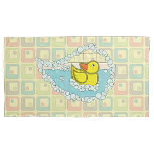 D'oreillers Housse de coussin Chaucer le canard en caoutchouc