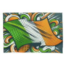 Housse de coussin drapeau irlandais