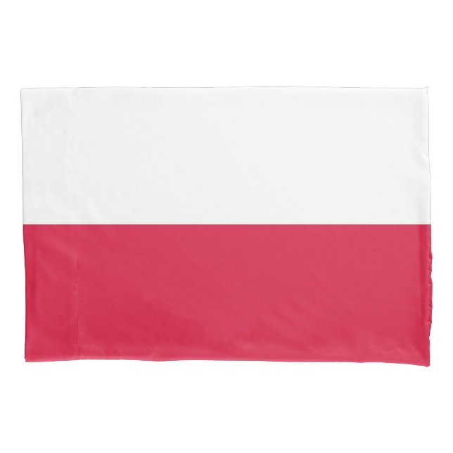 D'oreillers Housse de Coussin Drapeau Polonais (Pologne) (devant-gauche)