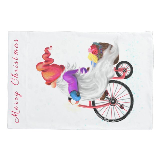 D'oreillers Housse de coussin Gnome de Noël (Dos)