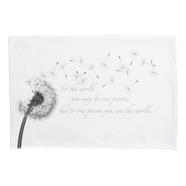D'oreillers Housse de Coussin Inspiration Pissenlit (devant)
