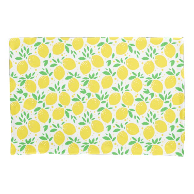 D'oreillers Housse de Coussin Jaune Citron (devant)