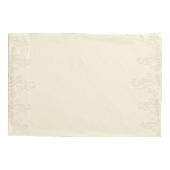 D'oreillers Housse de coussin jaune crème Time to Relax (Dos-gauche)