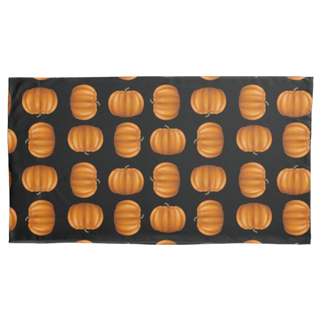 D'oreillers Housse de coussin King Size Citrouilles Paire (devant-gauche)