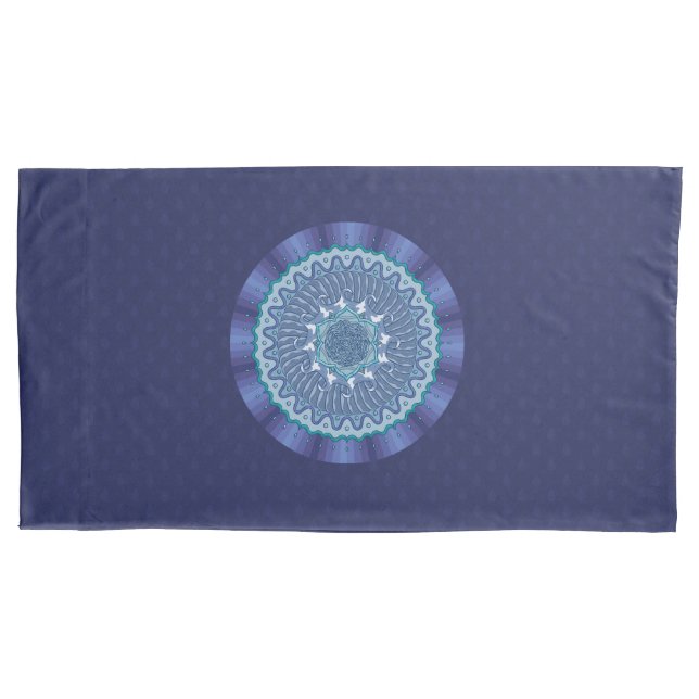 D'oreillers Housse de Coussin Mandala d'Eau (devant)