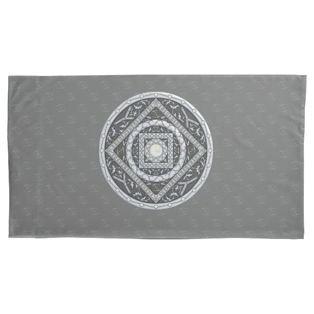 D'oreillers Housse de coussin Mandala du cancer (devant)
