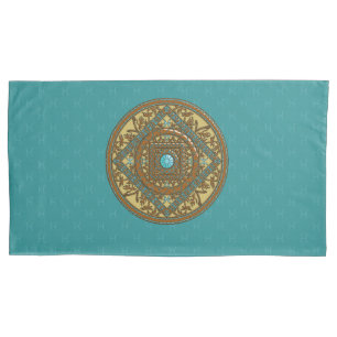 D'oreillers Housse de coussin Mandala Poissons