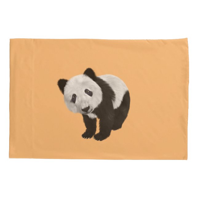 D'oreillers Housse de coussin OURS PANDA (Dos)