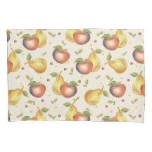 Housse de Coussin Pomme Poire Enfant Mignonne