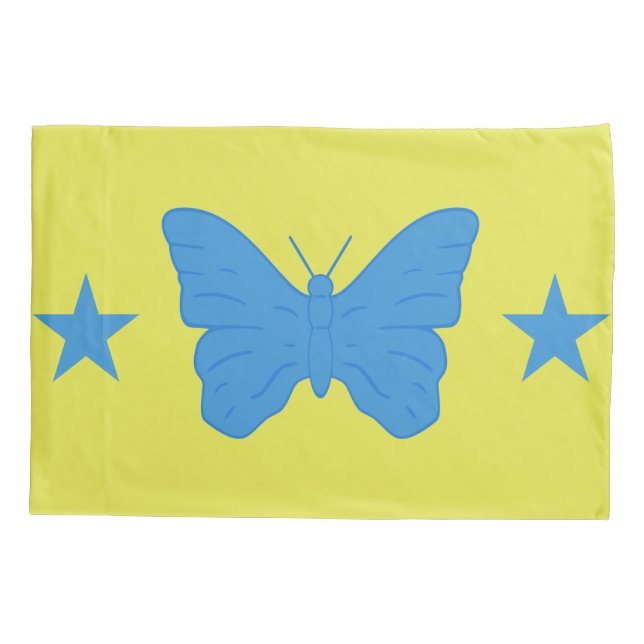 D'oreillers Housse de coussin simple avec le drapeau de Bady B (Dos)