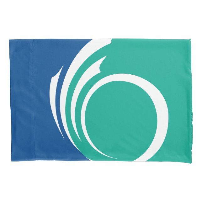 D'oreillers Housse de coussin simple patriotique avec drapeau  (devant)