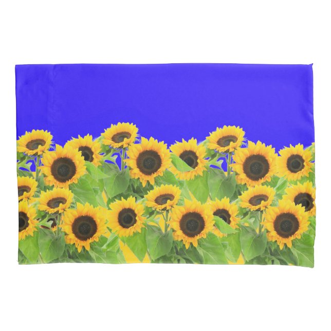 D'oreillers Housse de Coussin Tournesol (devant)