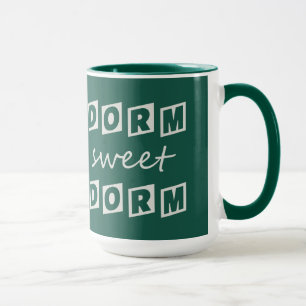 "Dorm Sweet Dorm" tasses monogrammes personnalisée