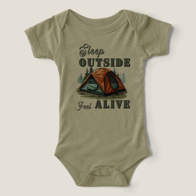 Dormir à l'extérieur, se sentir vivant (Design Recto)