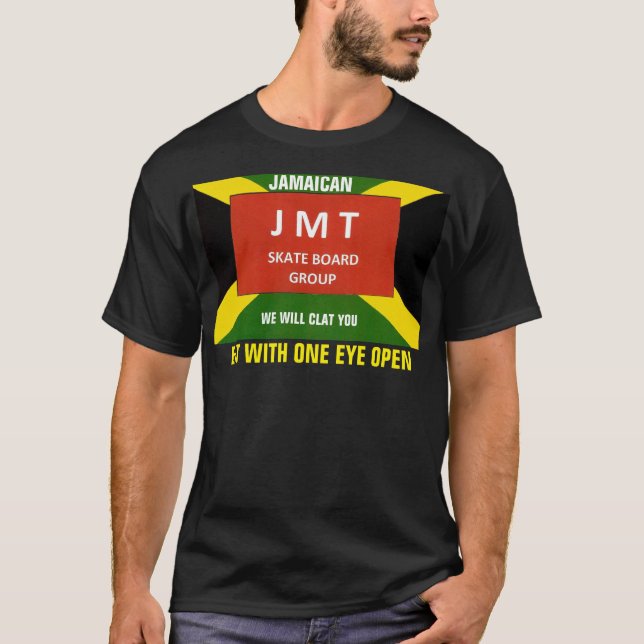 DORMIR AVEC UN ŒIL OUVERT T-Shirt foncé de base (Devant)