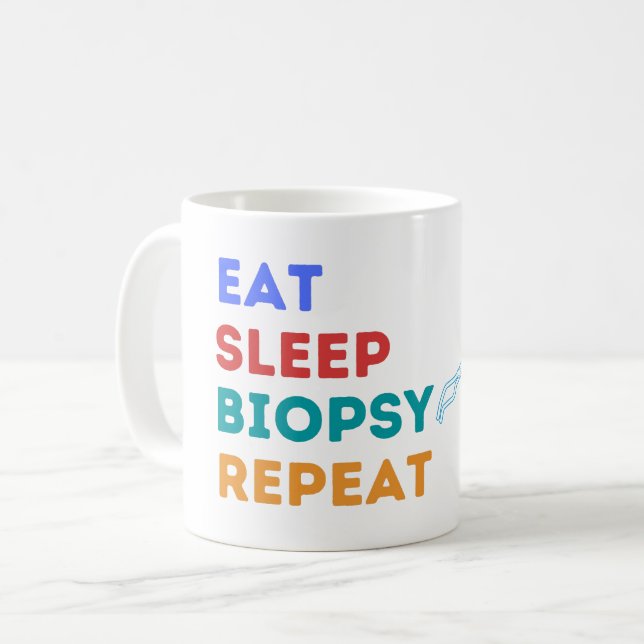 DORMIR BIOPSY RÉPÉTER - BIOPSY CAFÉ MUG (Devant gauche)