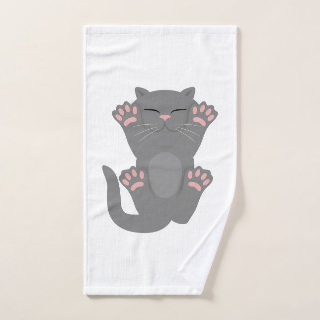 Dormir de Cat (Serviette à main)