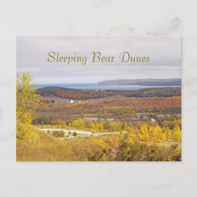 "DORMIR DES DUNES D'OURS" (MICHIGAN) CARTE POSTALE (Devant)