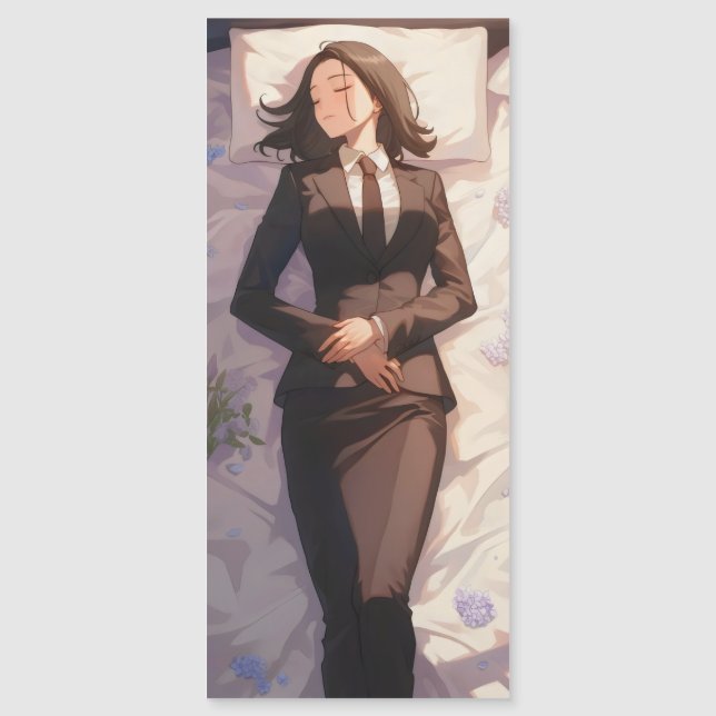 Dormir femme d'affaires Anime (Devant)