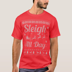 Dormir toute la journée Vilain Sweat de Noël Drôle