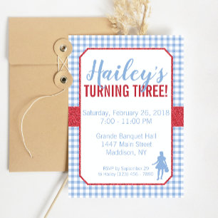 Dorothy Wizard of Oz Anniversaire Invitation