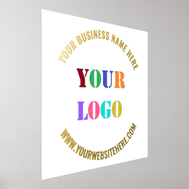 Dorure Impressions de texte du logo de l'entreprise perso (Poser)