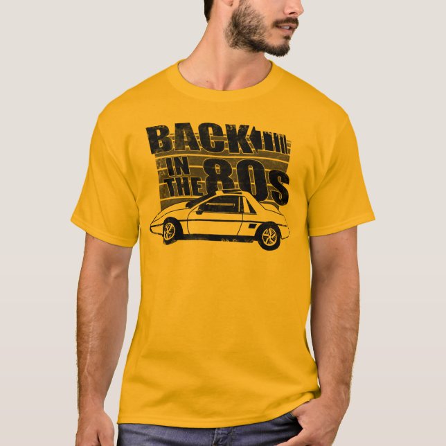 Dos de Pontiac Fiero dans le T-shirt de graphique (Devant)