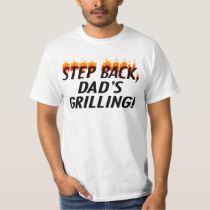 Dos d'étape, T-shirt grillant de fête des pères du