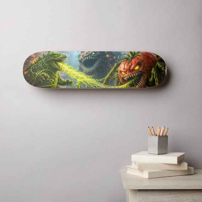 Dos du skateboard mutant végétal Colossus pro (Art mural (Horz))