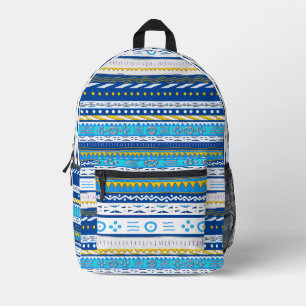 Dos Imprimé Cool Coloré Tribal Boho Style Print Cut Sac à coud