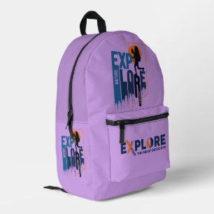 Dos Imprimé Exploration de la nature   Sac à coudre et imprime