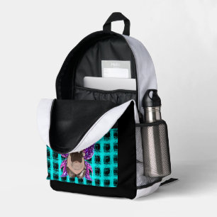 Dos Imprimé Hippopotame Angle Moo Deng sur sac à coudre imprim
