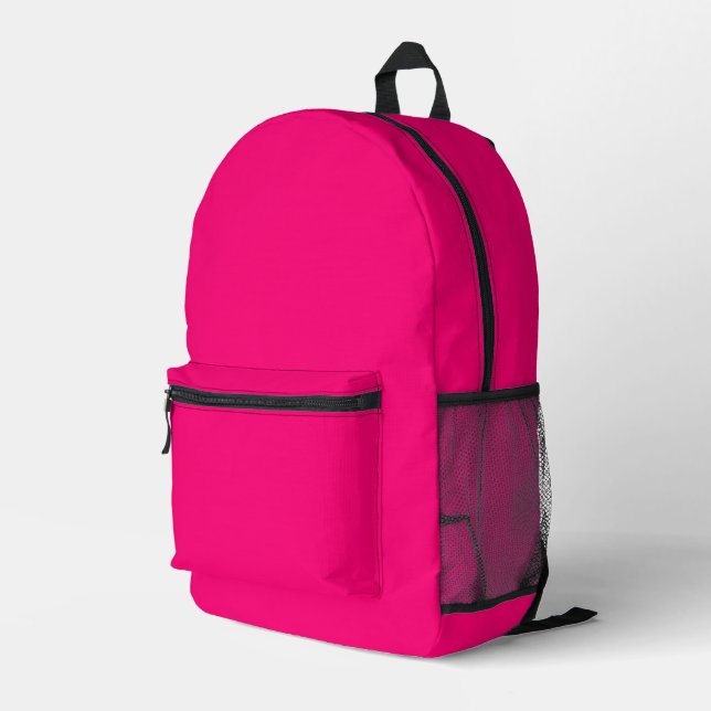 Dos Imprimé Imprimer Coupe Sac à coudre Fuschia rose chaud (Coin arrière droit)
