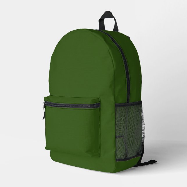 Dos Imprimé Imprimer Couper Chasseur de sac à coudre vert (Coin arrière droit)