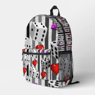 Dos Imprimé Imprimer Couper le dés du sac à coudre