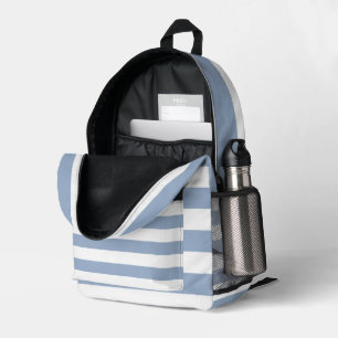 Dos Imprimé Imprimer Couper le sac à coudre Bleu et Blancs