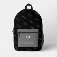 Imprimer Couper le sac à coudre noir et gris
