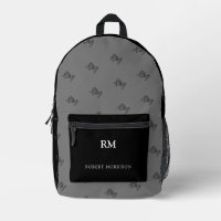 Imprimer Couper le sac à coudre noir et gris un