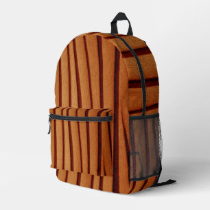 Dos Imprimé Imprimer Couper Sac À Coudre Brûlé Rustique Orange
