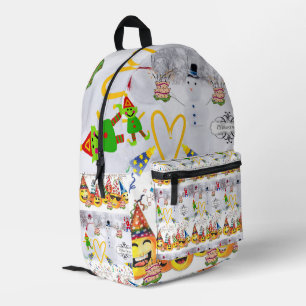Dos Imprimé Imprimer Couper Sac À Coudre Joyeux Noël Joyeux An