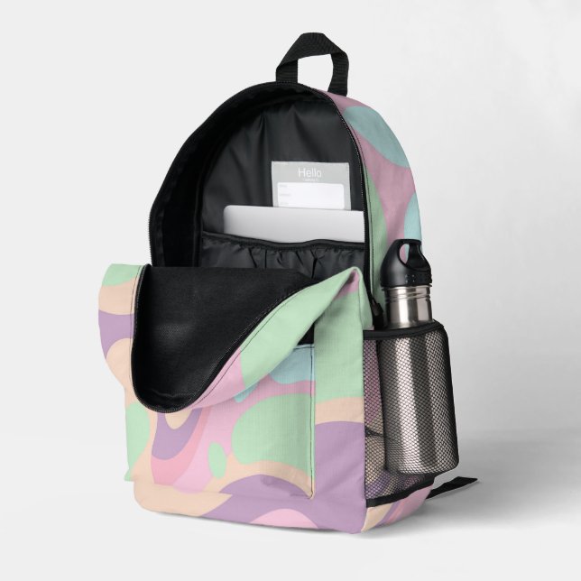 Dos Imprimé Imprimer Couper Sac À Coudre Pink Pastel (Coin arrière droit (ouvert))