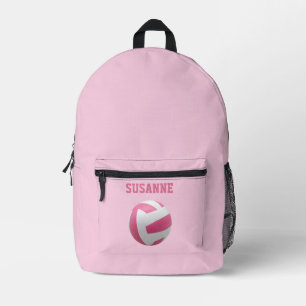 Dos Imprimé Imprimer Couper Sac à coudre rose volleyball fille