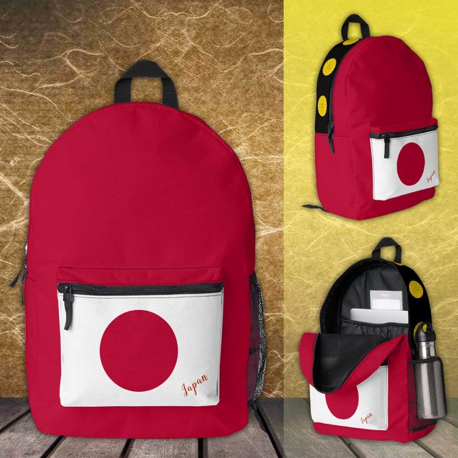 Dos Imprimé Japon, sac à dos, drapeau japonais, emblème /custo (Créateur téléchargé)