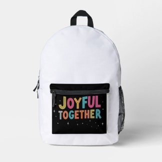 Dos Imprimé Joyeux ensemble Print Cut Sac à coudre